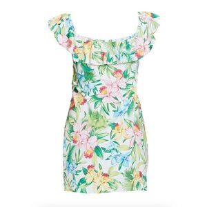 Tommy Bahama Orchid Garden Ruffle Spa Dress Cover Up